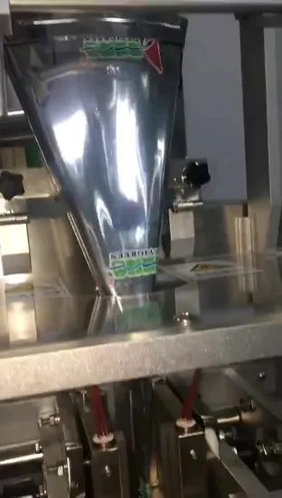 부대를 가진 자동적인 우유 주스 식용수 향낭 액체 채우는 포장기